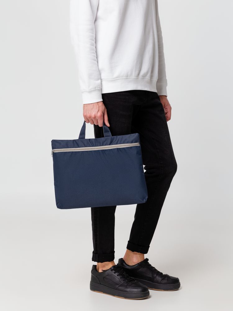 Сумка-папка Simple, темно-синяя / Миниатюра WWW (1000)