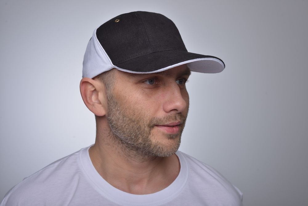 Бейсболка Unit Smart, черная с синим / Миниатюра WWW (1000)