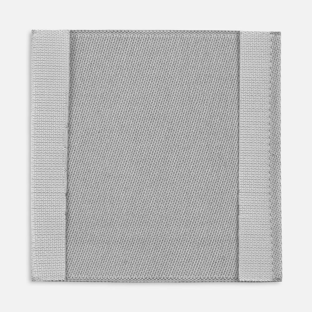 Лейбл тканевый Epsilon, L, серый / Миниатюра WWW (1000)