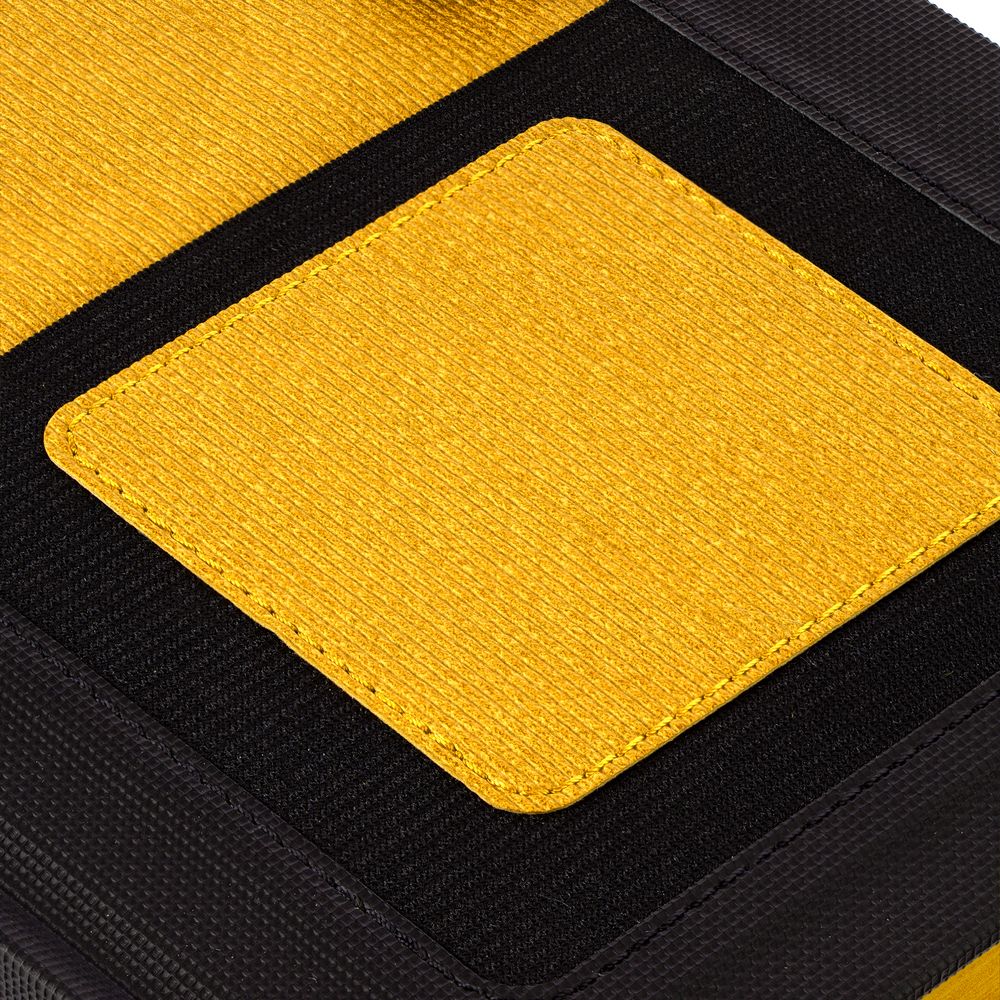 Ежедневник Mobile, недатированный, черный с желтым / Миниатюра WWW (1000)