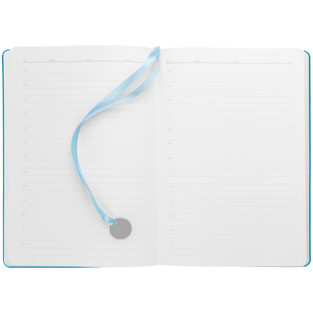 Ежедневник Lafite, недатированный, голубой / Миниатюра WWW (1000)