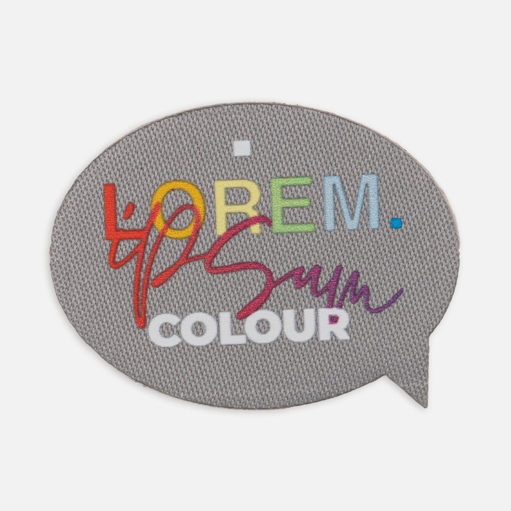 Наклейка тканевая Lunga Bubble, M, серая / Миниатюра WWW (1000)