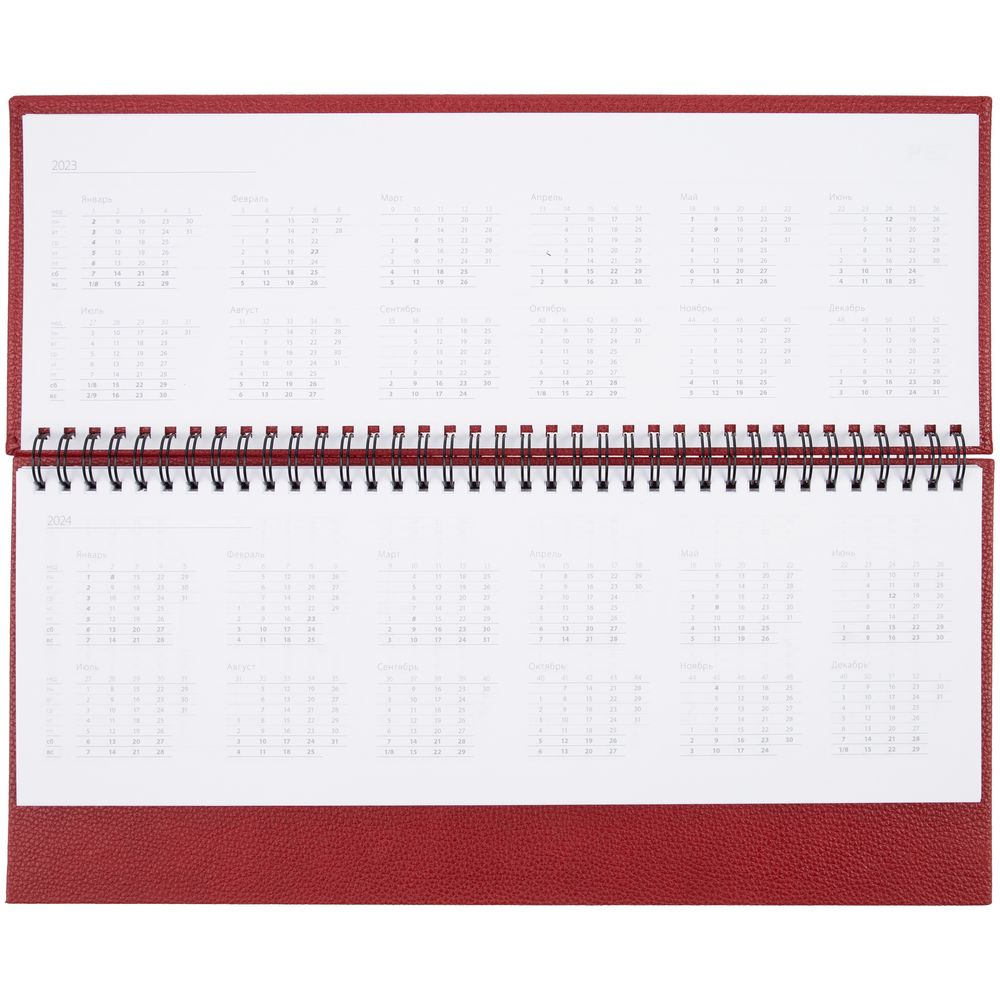 Планинг Sagrin, недатированный, красный / Миниатюра WWW (1000)