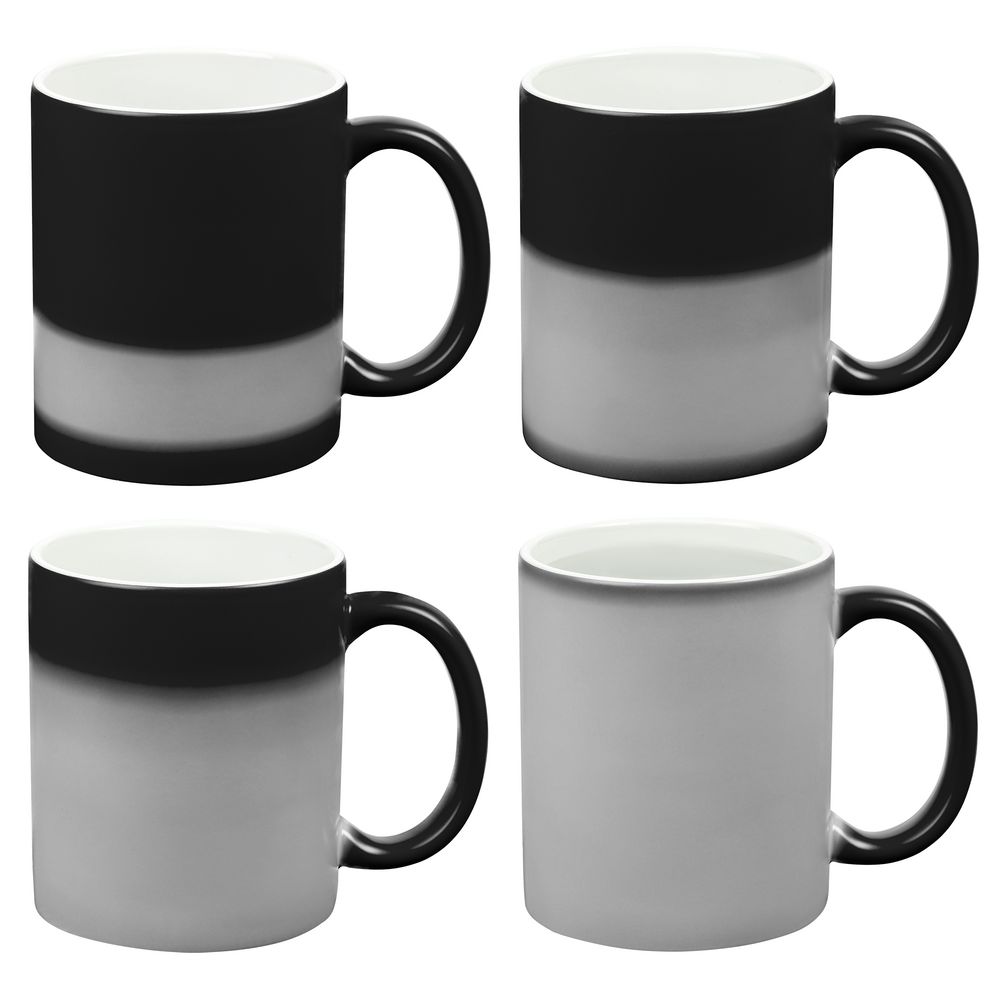 Кружка «Хамелеон», матовая, черная / Миниатюра WWW (1000)