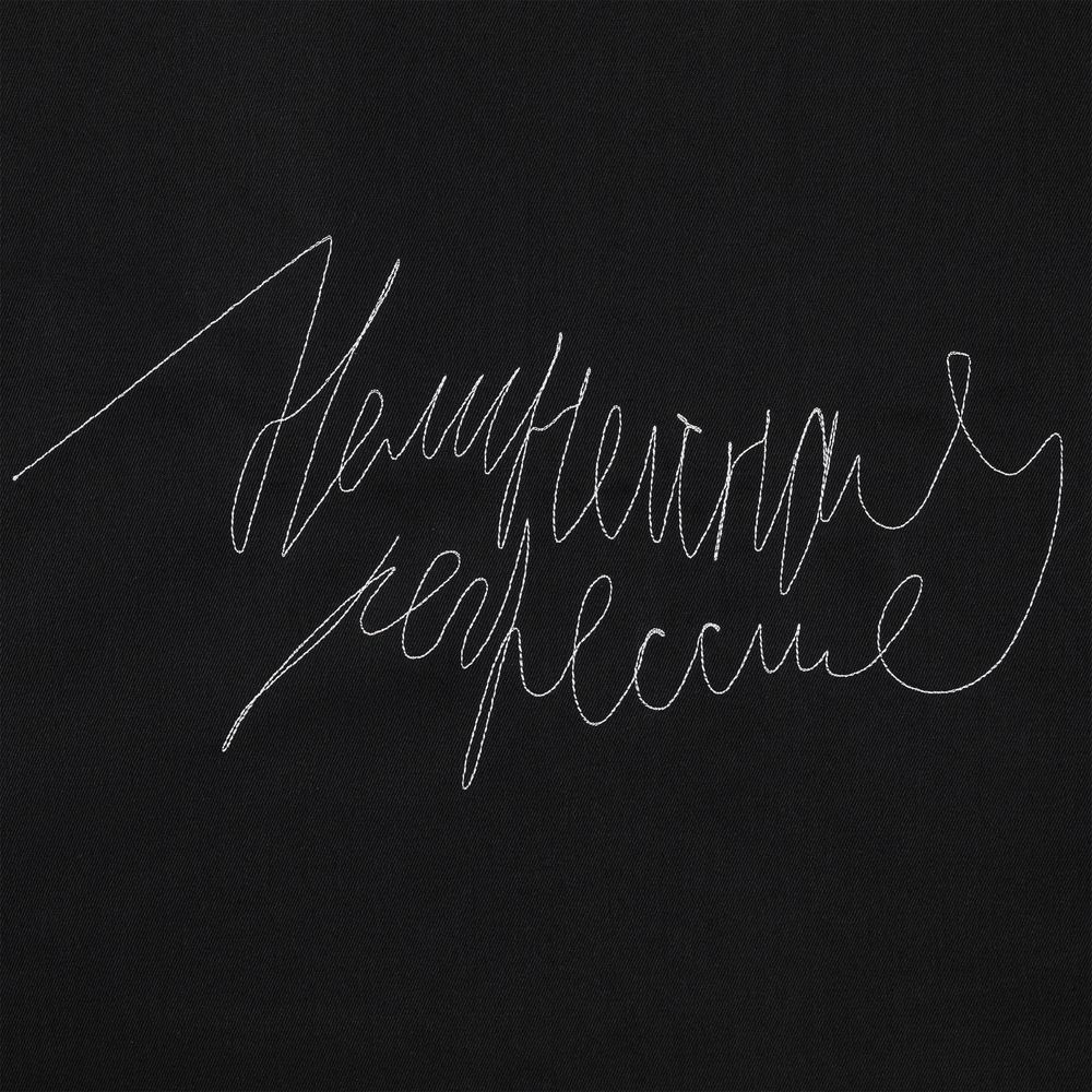 Холщовая сумка с вышивкой «Нелинейная регрессия», черная / Миниатюра WWW (1000)