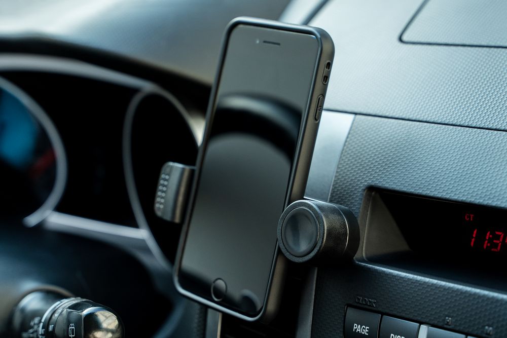 Держатель для телефона David Clinch, черный, уценка / Миниатюра WWW (1000)