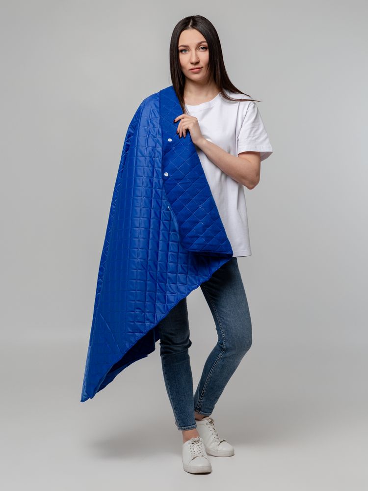 Плед-пончо для пикника SnapCoat, синий / Миниатюра WWW (1000)