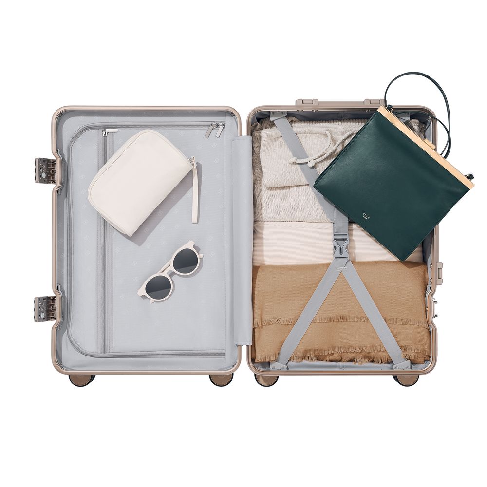 Чемодан Aluminum Frame PC Luggage V1, золотистый / Миниатюра WWW (1000)