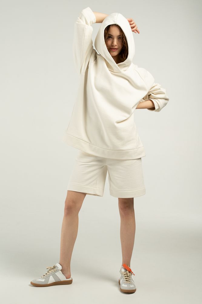 Худи унисекс H1, молочно-белое / Миниатюра WWW (1000)