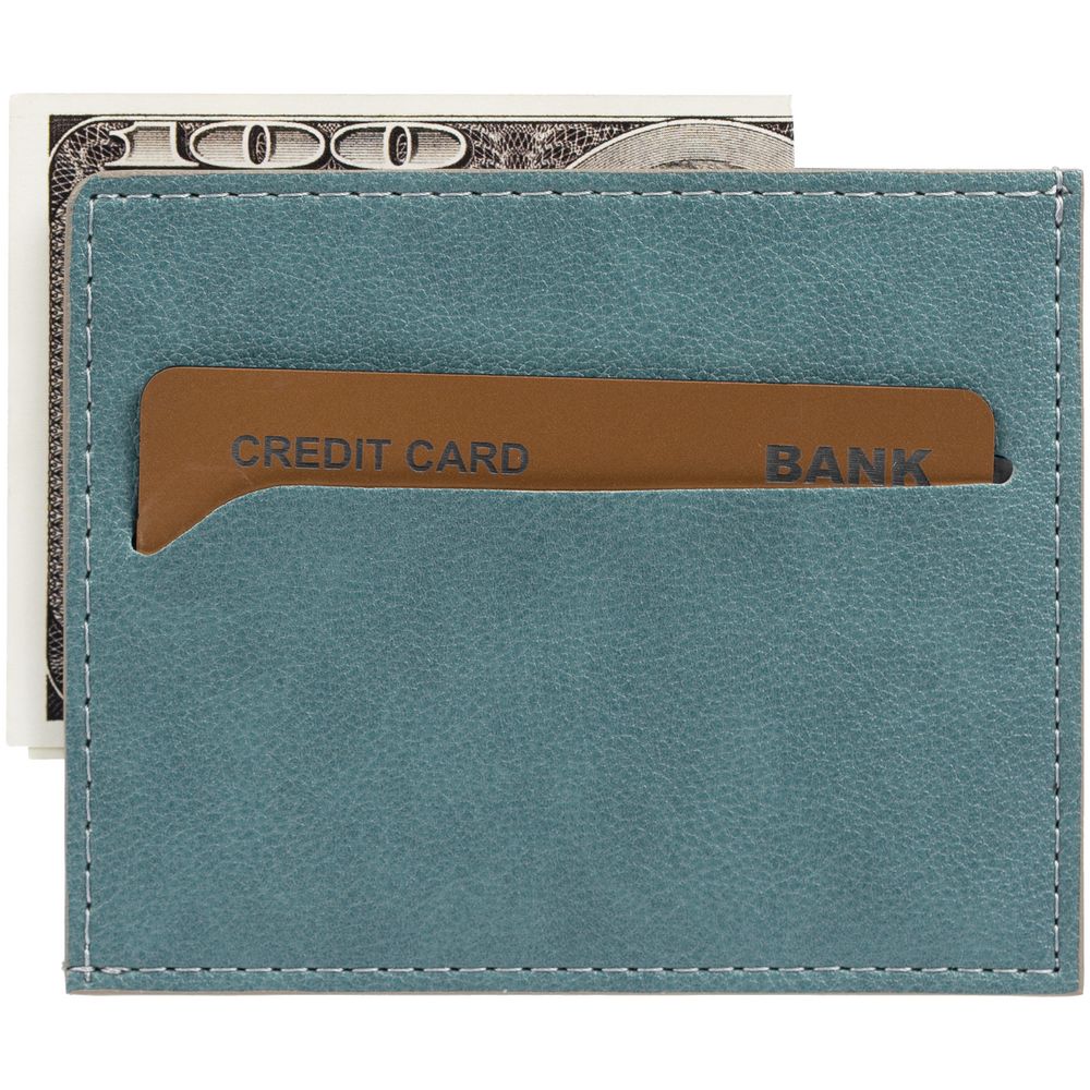 Чехол для карточек Petrus, голубой / Миниатюра WWW (1000)