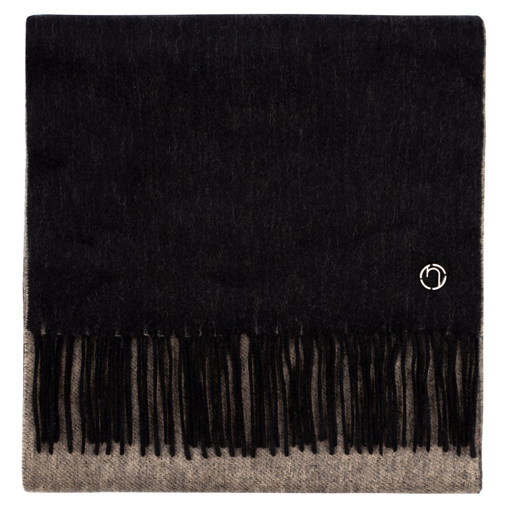 Палантин Charming, черный с бежевым / Миниатюра WWW (1000)