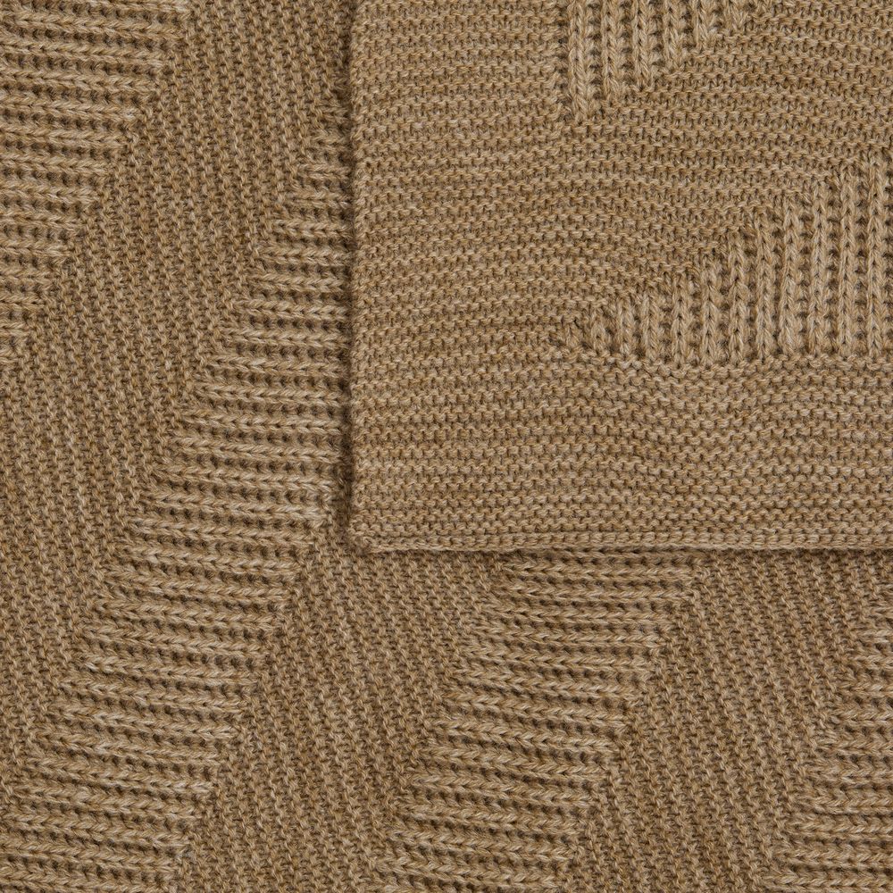 Плед Locus Solus, коричнево-бежевый меланж / Миниатюра WWW (1000)