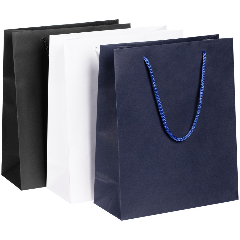 Пакет бумажный Vid M, белый / Миниатюра WWW (1000)