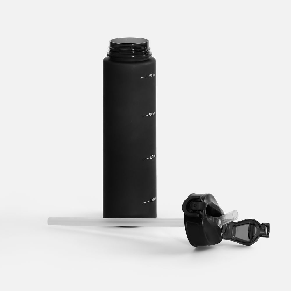 Набор спортивных бутылок Aquapack, черный / Миниатюра WWW (1000)