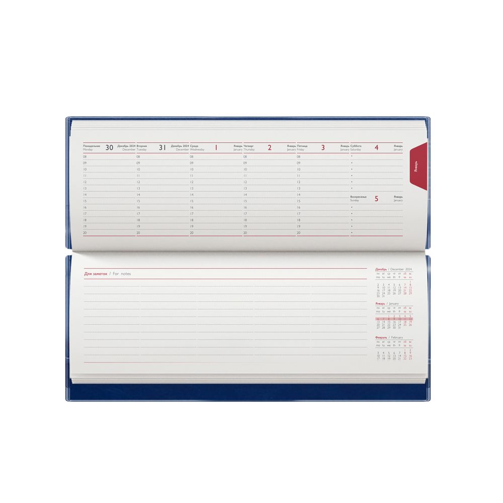 Планинг Faro, датированный, синий / Миниатюра WWW (1000)