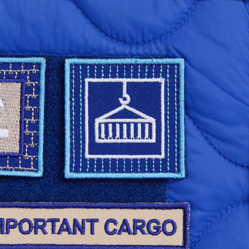 Шеврон из габардина Gabo S, синий / Миниатюра нанесения (1000)