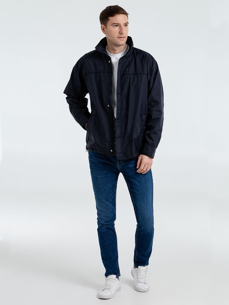 Ветровка мужская Mistral 210, темно-синяя (navy) / Миниатюра WWW (1000)