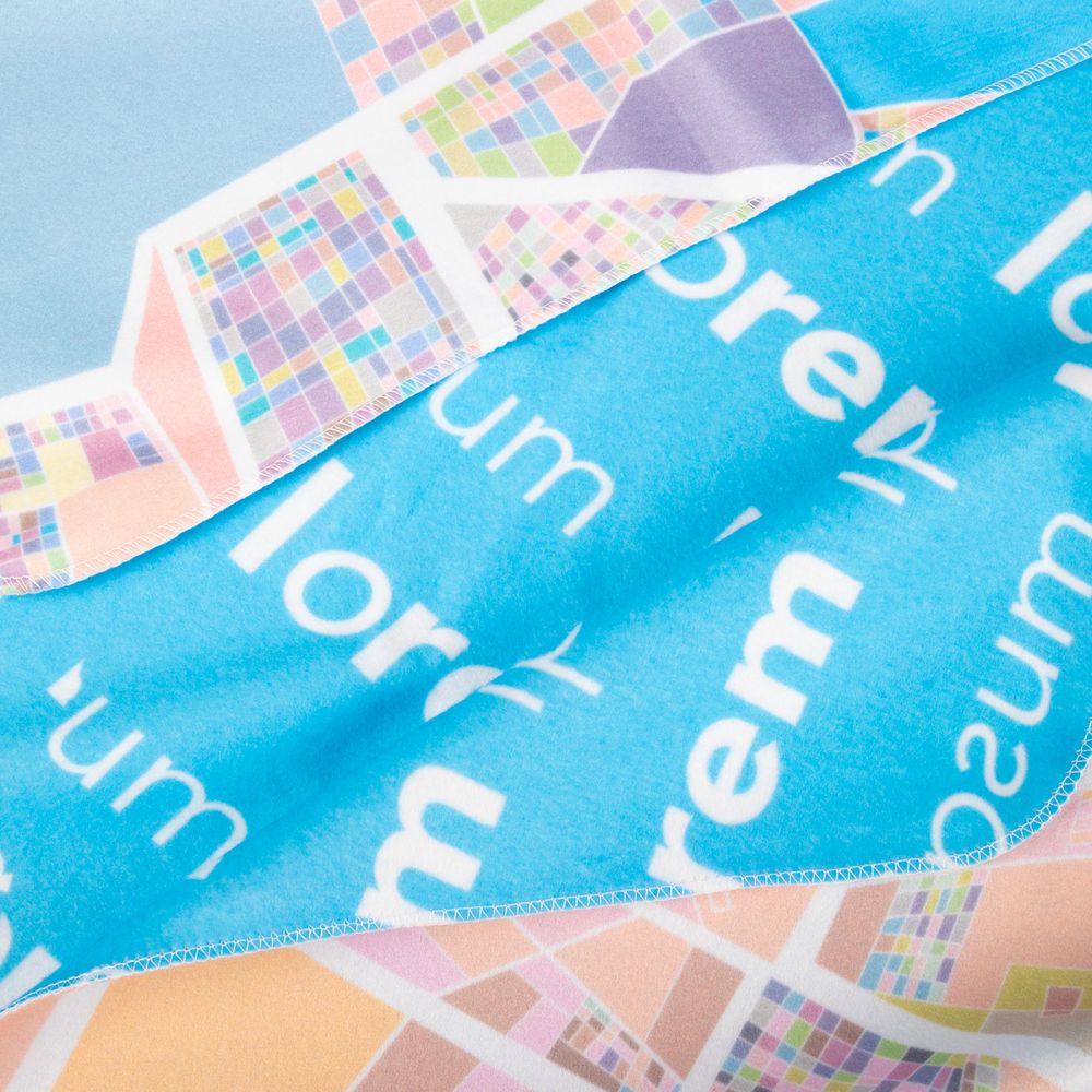 Флисовый плед Feltro Color Plus с печатью на заказ, S / Миниатюра WWW (1000)