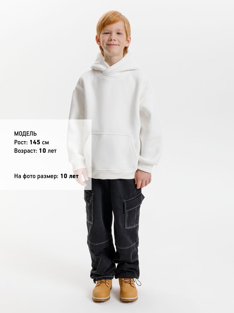 Худи детское оверсайз Junipero, молочное (белое) / Миниатюра WWW (1000)