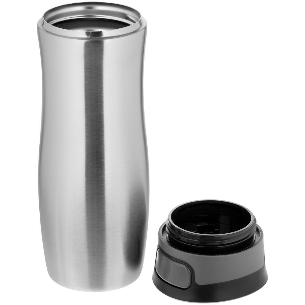 Термостакан Tansley, герметичный, вакуумный, серебристый / Миниатюра WWW (1000)