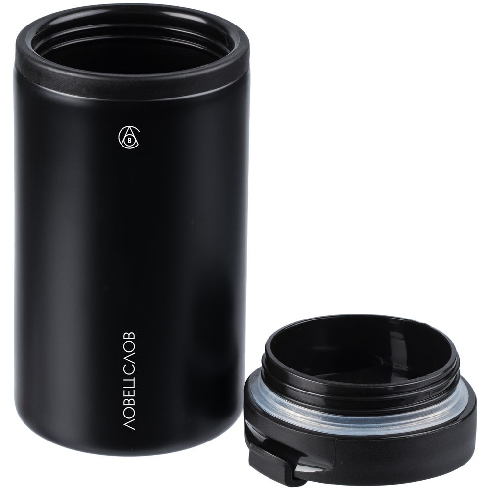 Термостакан «Дуть», черный / Миниатюра WWW (1000)