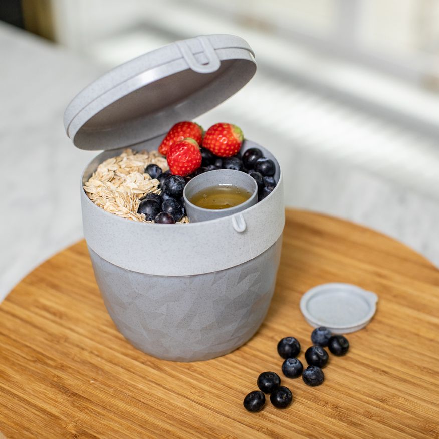 Ланчбокс Club Bento Organic, серый / Миниатюра WWW (1000)