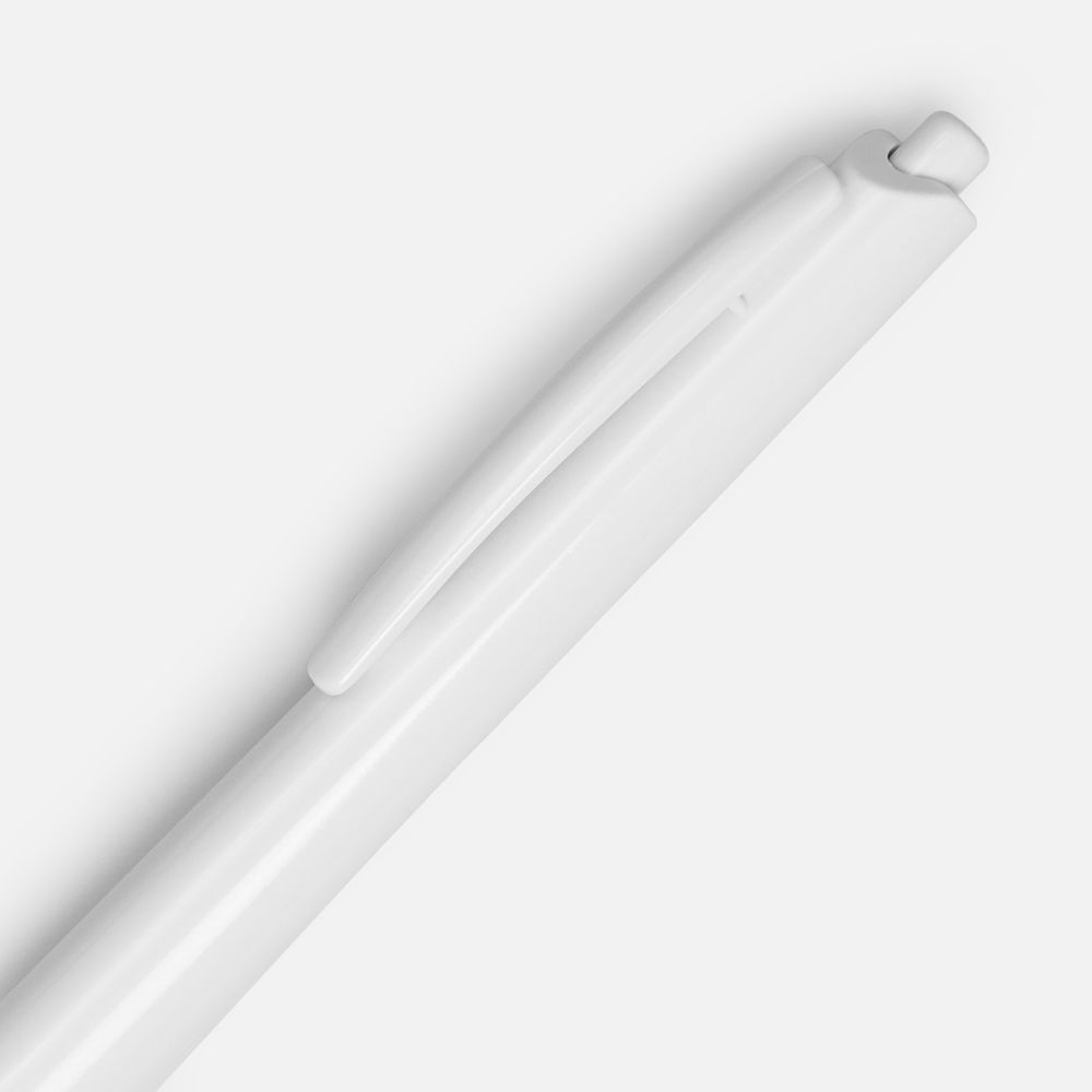 Ручка шариковая Tick, белая / Миниатюра WWW (1000)