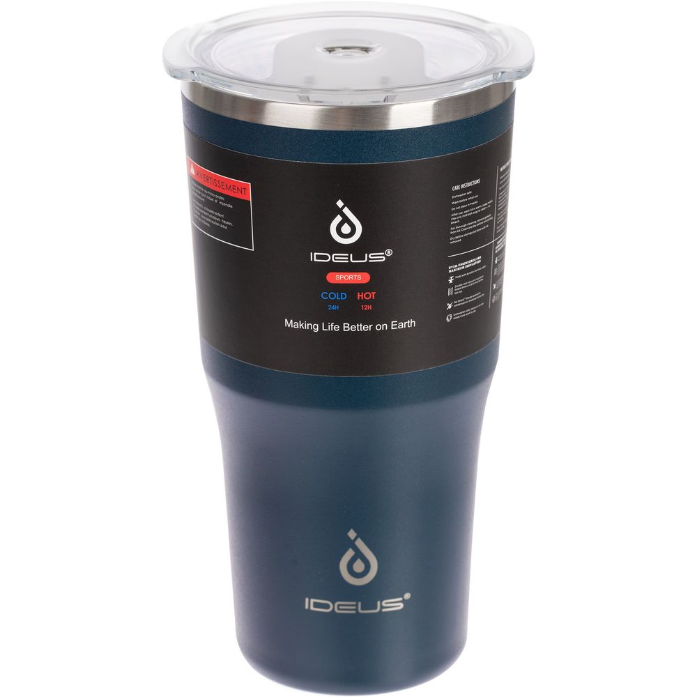 Термостакан Sapporo М, темно-синий / Миниатюра WWW (1000)