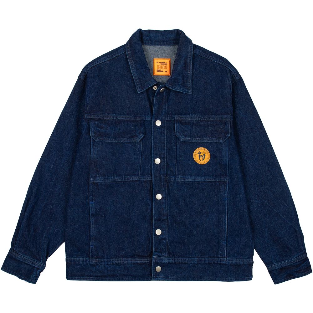 Лейбл из ПВХ Dzeta, L, оранжевый неон / Миниатюра нанесения (1000)