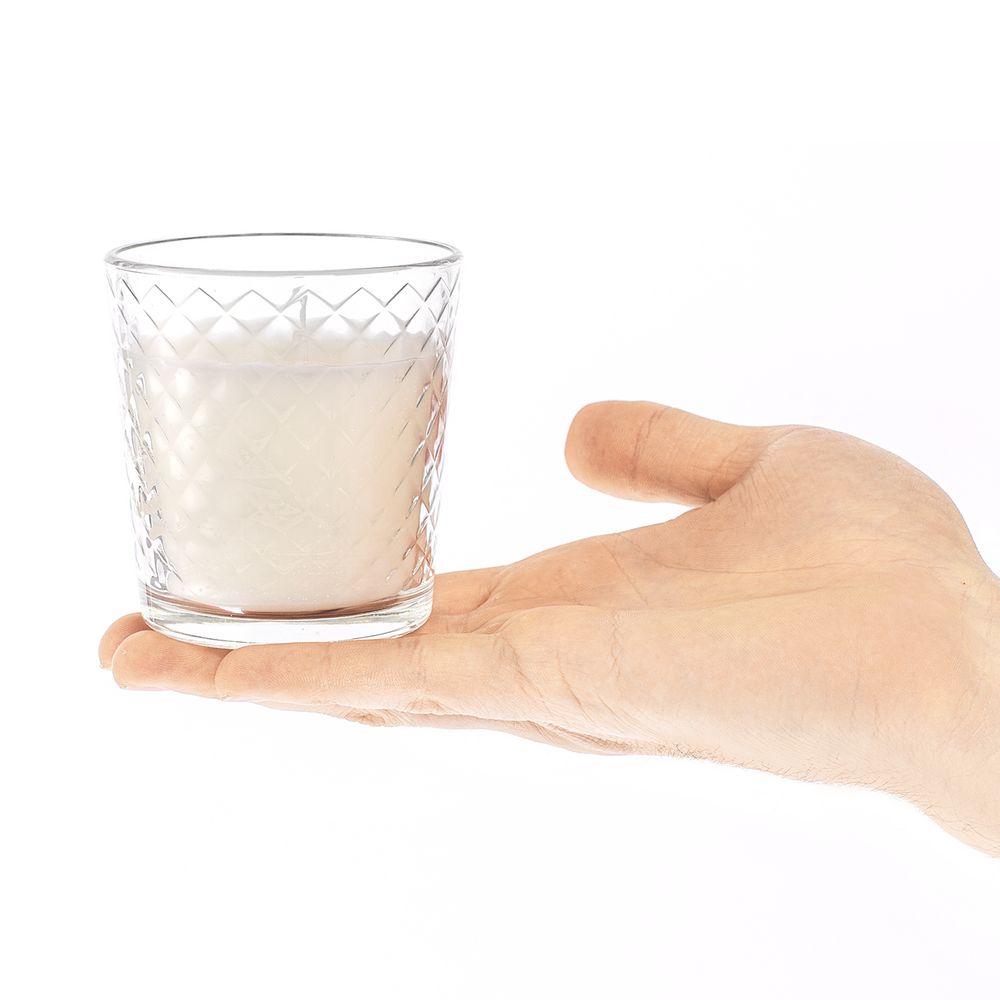 Свеча ароматическая Ristoro, прозрачная, древесина и пряности / Миниатюра WWW (1000)