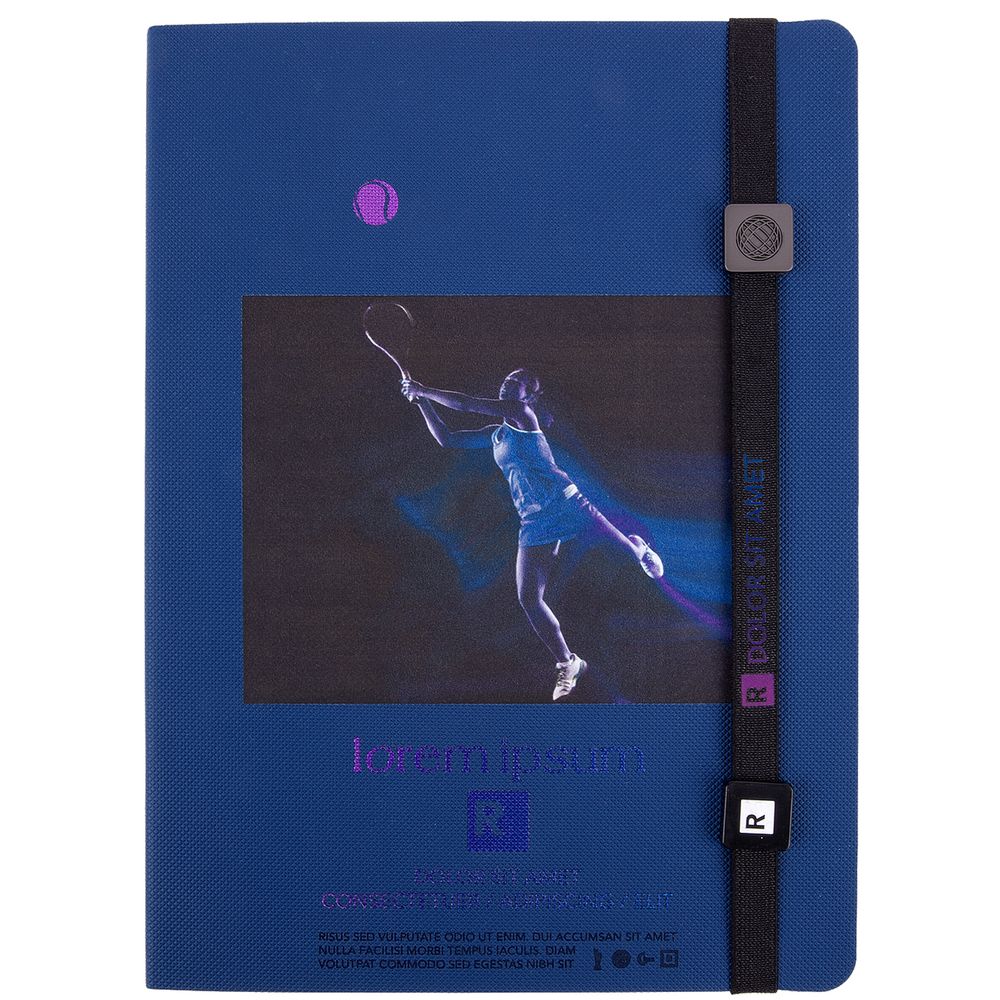 Шильдик на резинку Band, глобус / Миниатюра нанесения (1000)