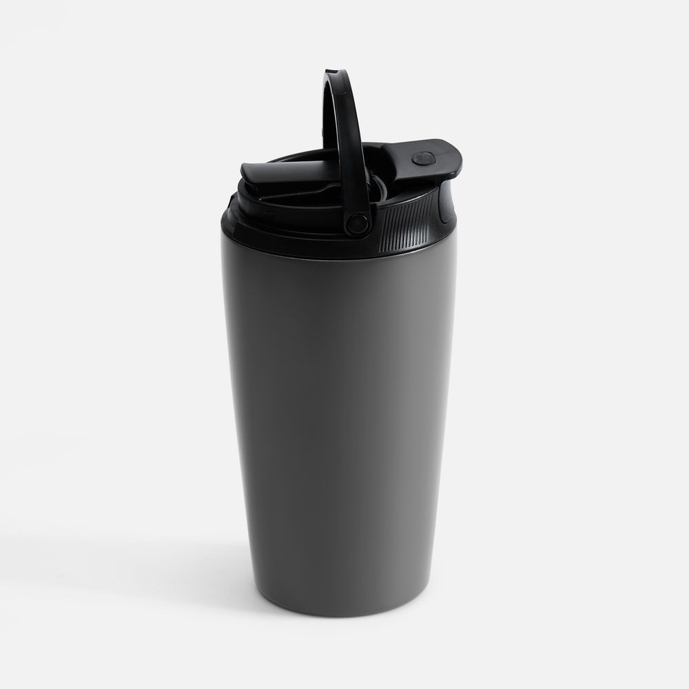 Термостакан с двумя поильниками Duetta, серый / Миниатюра WWW (1000)