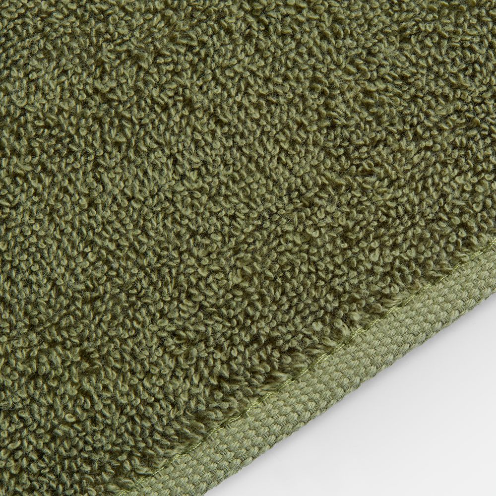 Полотенце махровое Terrychic, среднее, зеленое / Миниатюра WWW (1000)