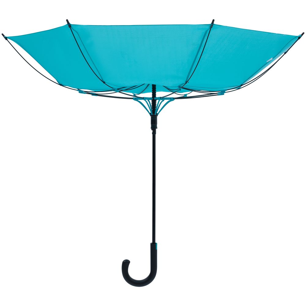 Зонт-трость Undercolor с цветными спицами, бирюзовый / Миниатюра WWW (1000)