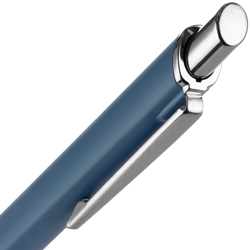 Ручка шариковая Konvent, матовая, серо-синяя / Миниатюра WWW (1000)