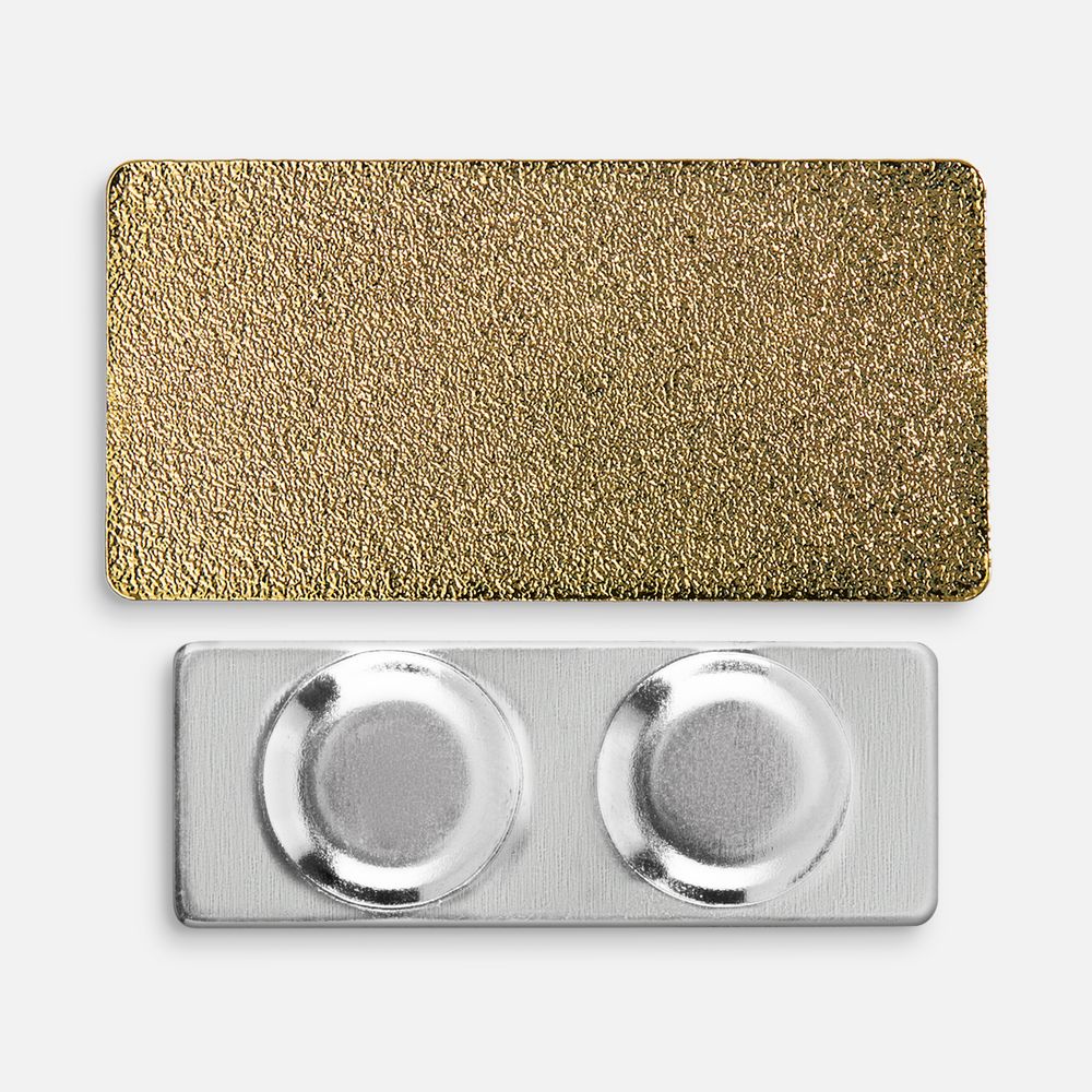 Значок Magnet Matto, золотистый глянцевый / Миниатюра WWW (1000)