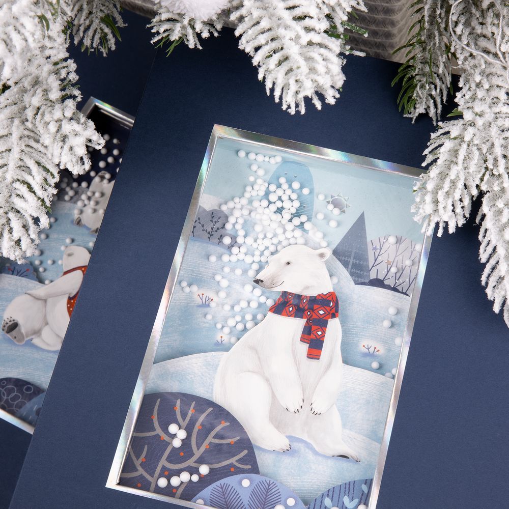 Коробка The Blue Bear, M / Миниатюра WWW (1000)