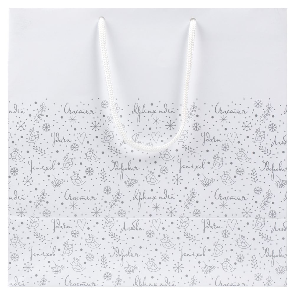 Пакет «Сказочный узор», белый / Миниатюра WWW (1000)