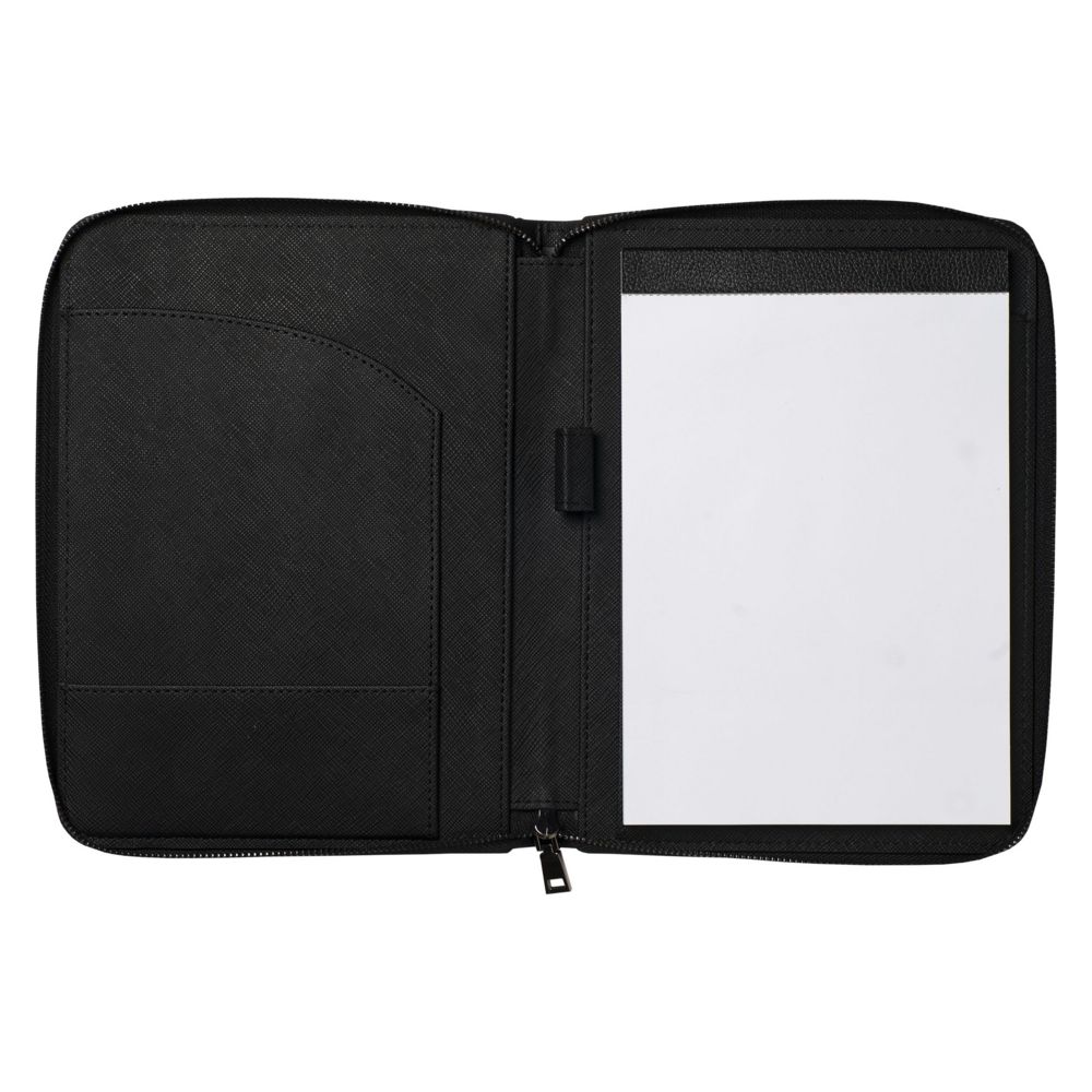 Набор Cosmo: папка с блокнотом А5, ручка и шарф, черный / Миниатюра WWW (1000)