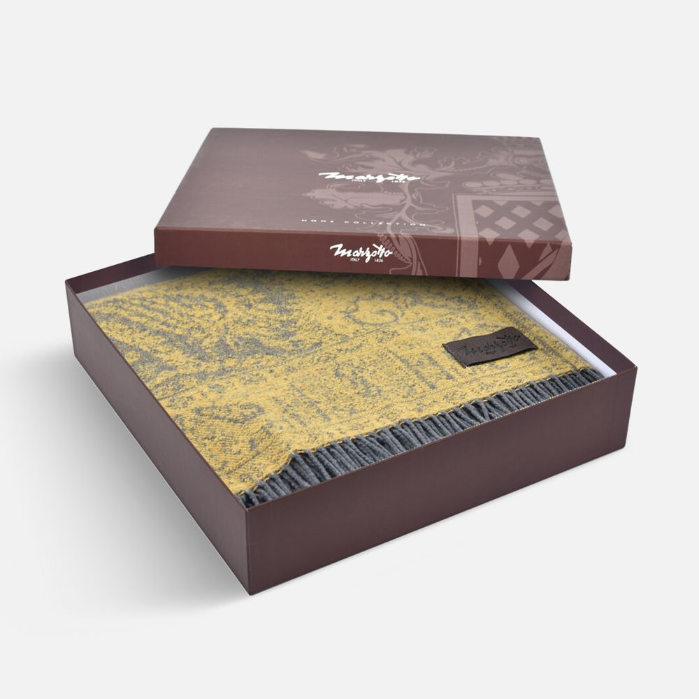 Плед Magnolia, желтый / Миниатюра WWW (1000)