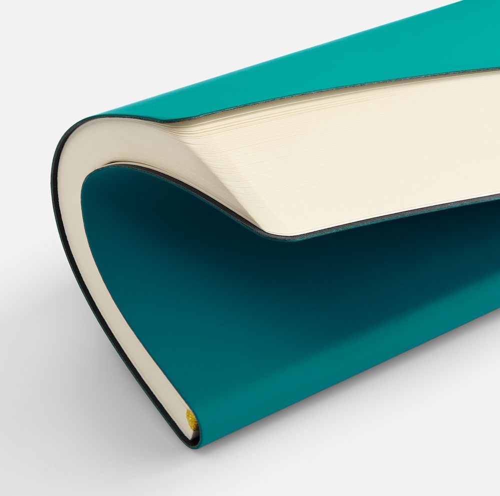 Ежедневник Flex Shall New, недатированный, бирюзовый / Миниатюра WWW (1000)