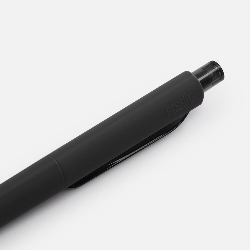 Ручка шариковая Prodir DS8 PRR-Т Soft Touch, черная / Миниатюра WWW (1000)