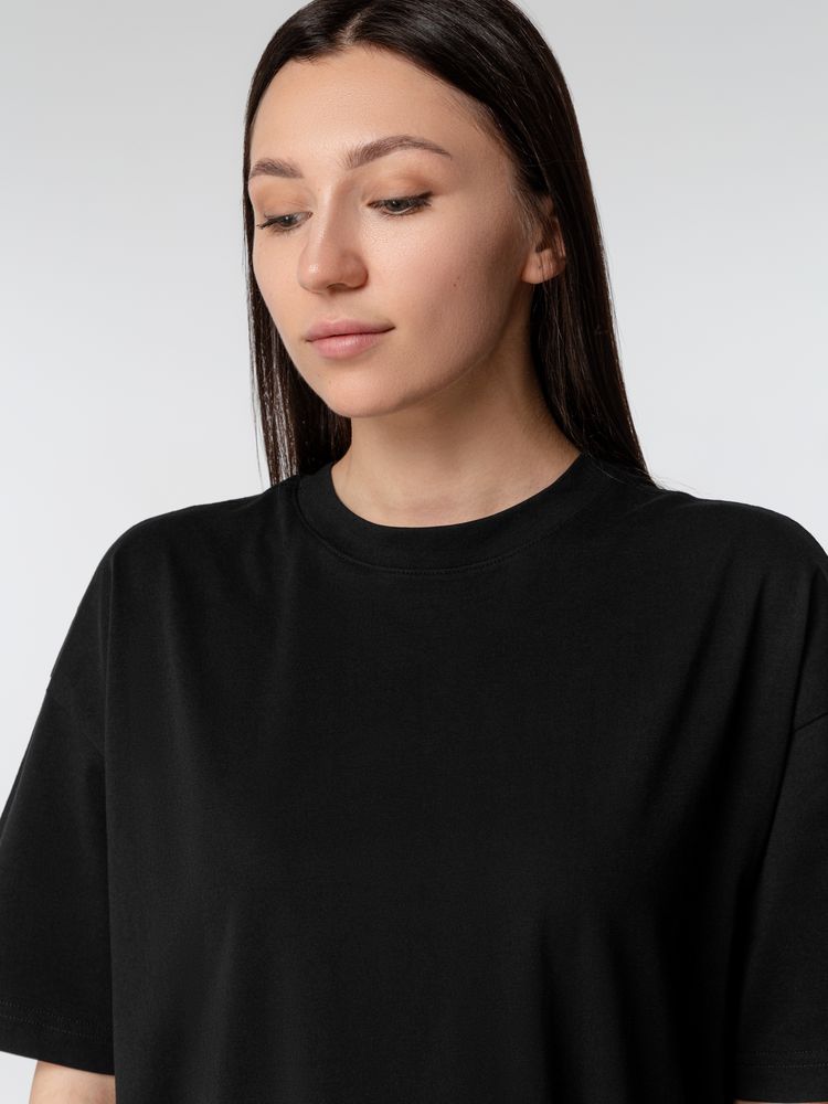 Футболка оверсайз женская Boxy Women, черная / Миниатюра WWW (1000)