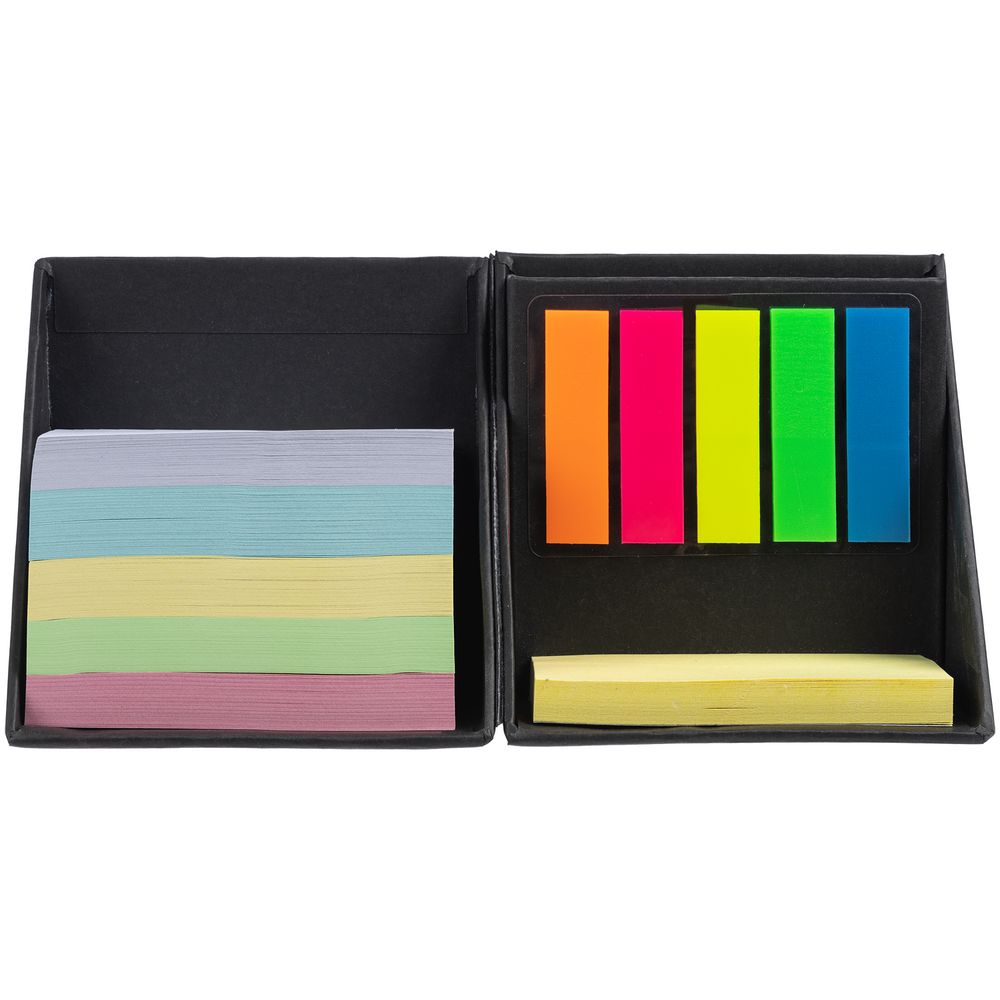 Настольный набор со стикерами Mnemonic ver.2, черный / Миниатюра WWW (1000)