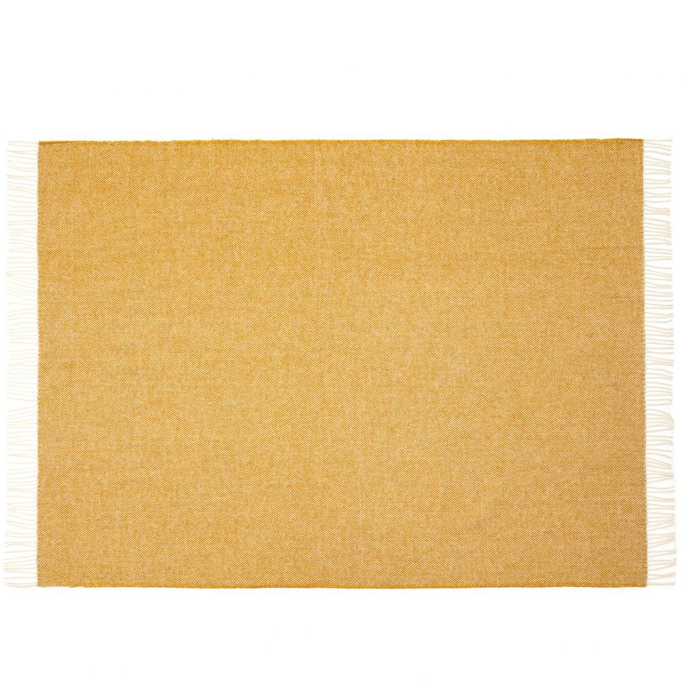 Плед Bilbo, горчичный / Миниатюра WWW (1000)