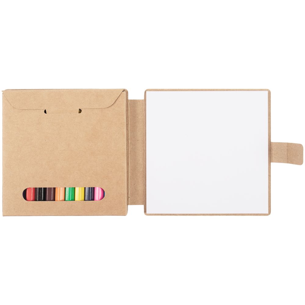 Набор цветных карандашей с блокнотом Pencilvania Traveler / Миниатюра WWW (1000)