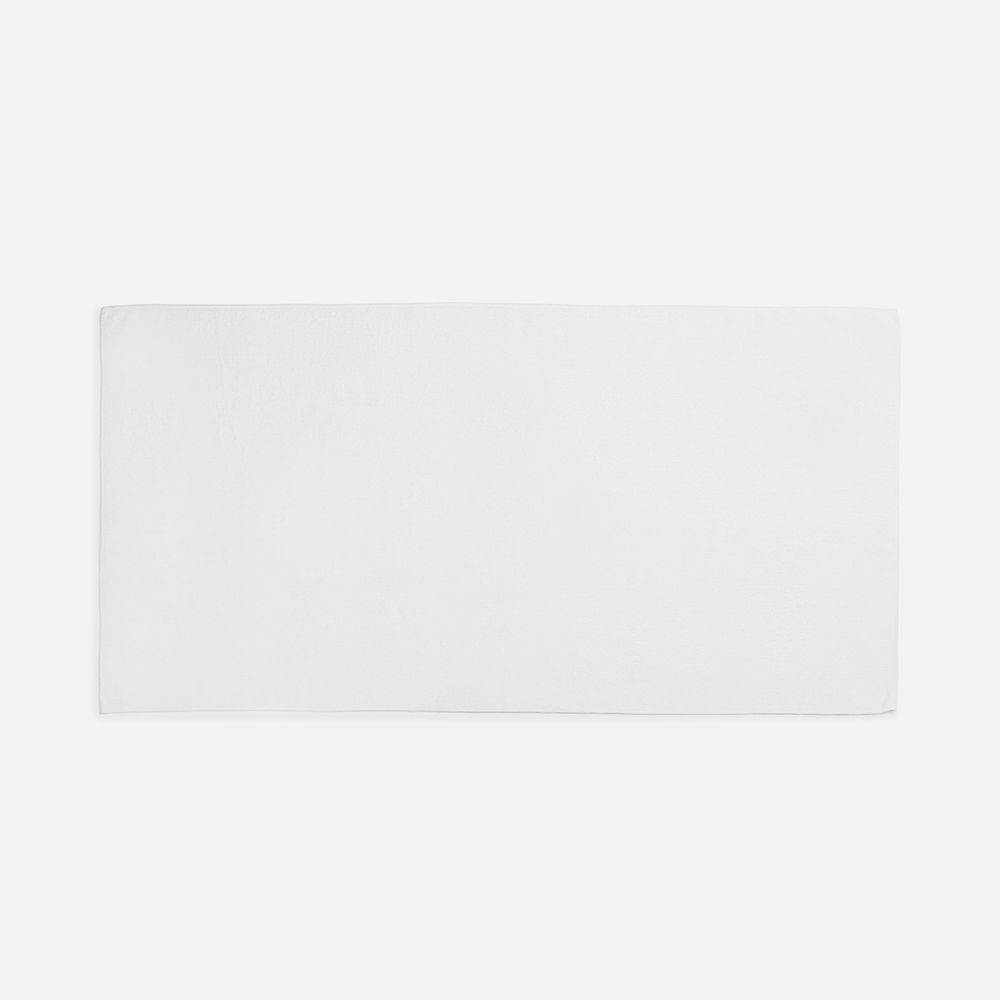 Двустороннее махровое полотенце Nice Print для сублимации, большое, белое / Миниатюра WWW (1000)