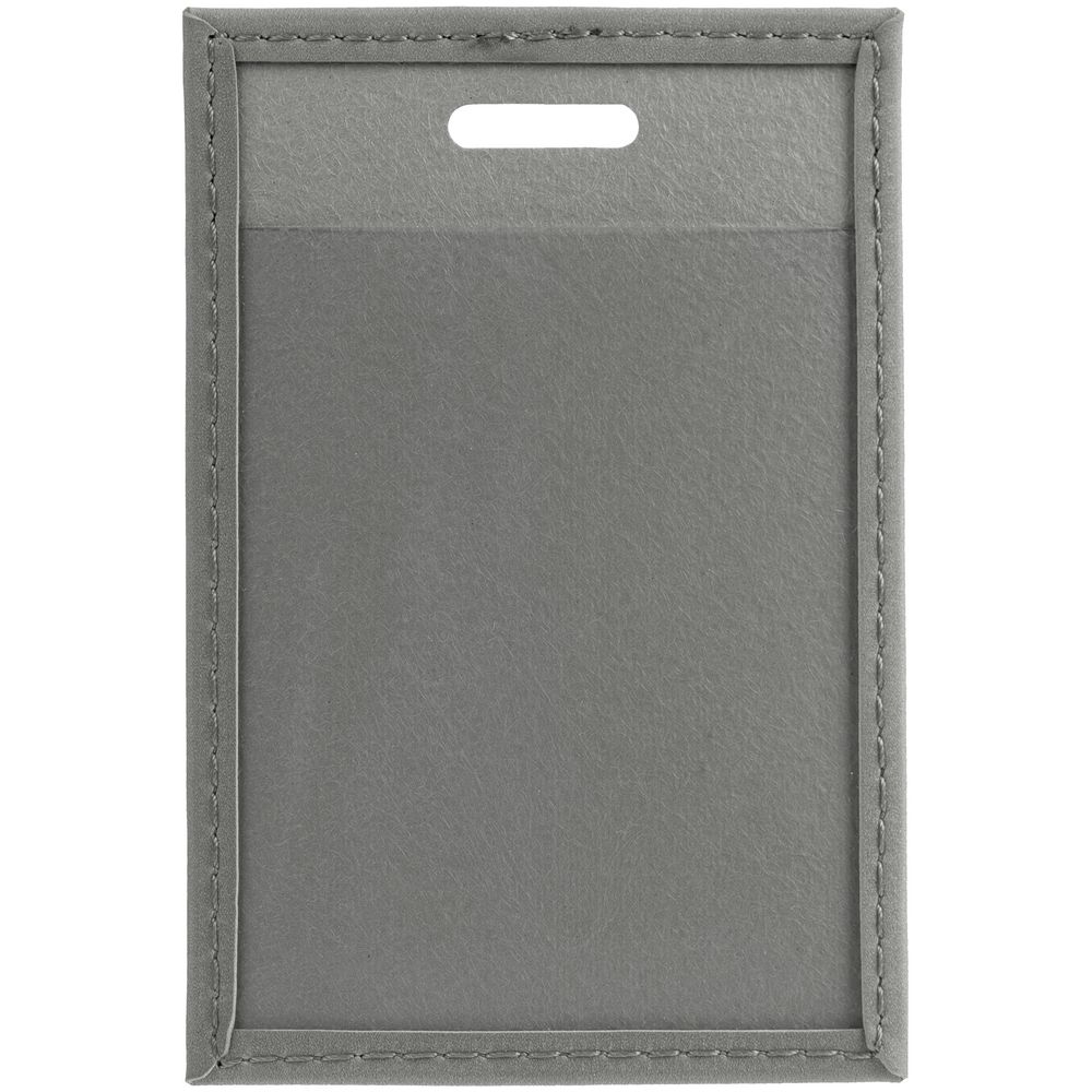 Чехол для пропуска Nubuk, светло-серый / Миниатюра WWW (1000)