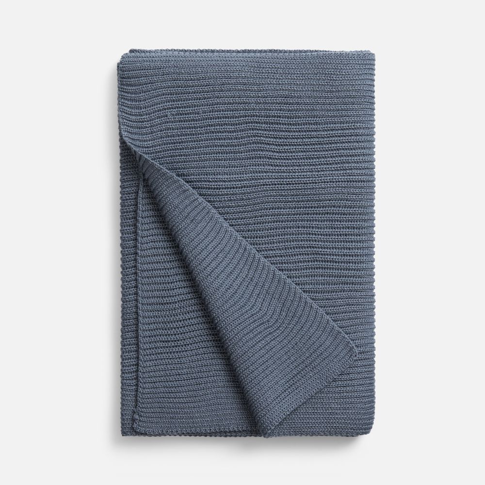 Шарф Nobilis Mono, серый (стальной) / Миниатюра WWW (1000)