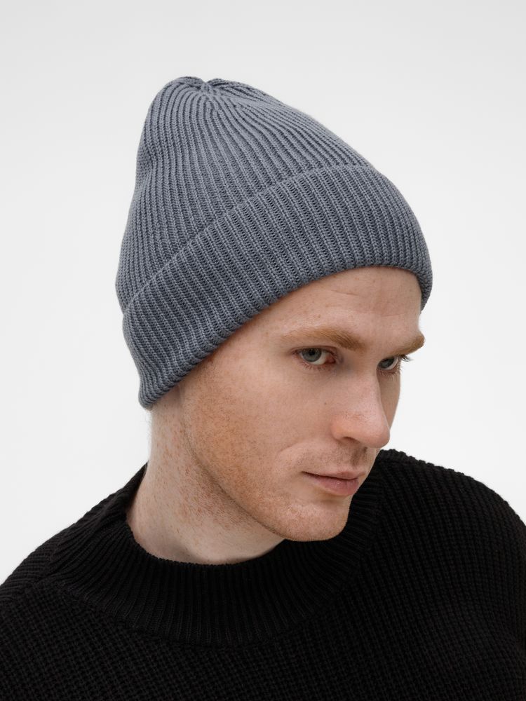 Шапка Nobilis Mono, серая (стальная) / Миниатюра WWW (1000)